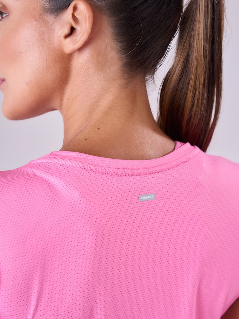 Camiseta Keep Cool Pep UV50 Cor:Rosa Claro;Tamanho:M 4