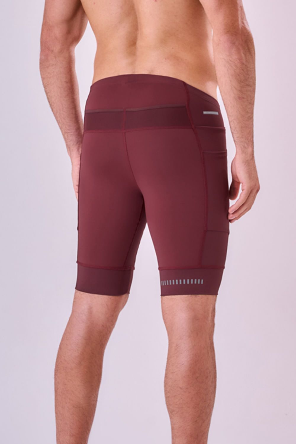 Bermuda Grit Bossa 6 Bolsos 9" Masc Color Cor:Vermelho;Tamanho:P 5