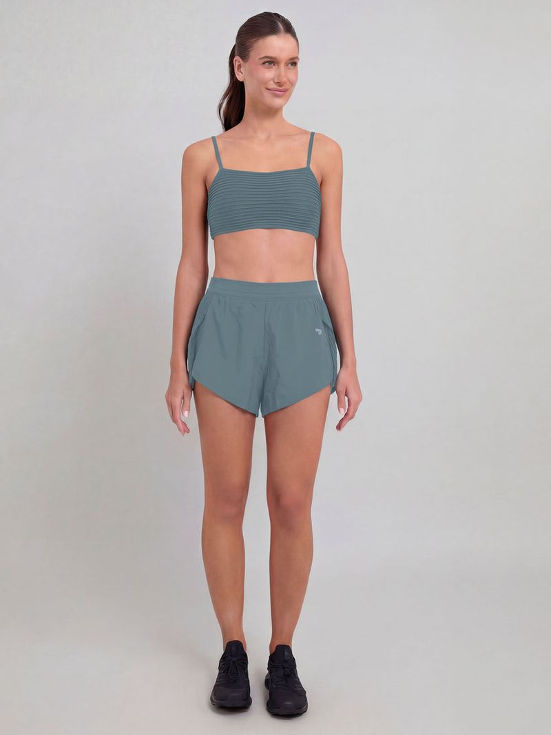SHORTS COM PLISSADO ALTO GIRO 1