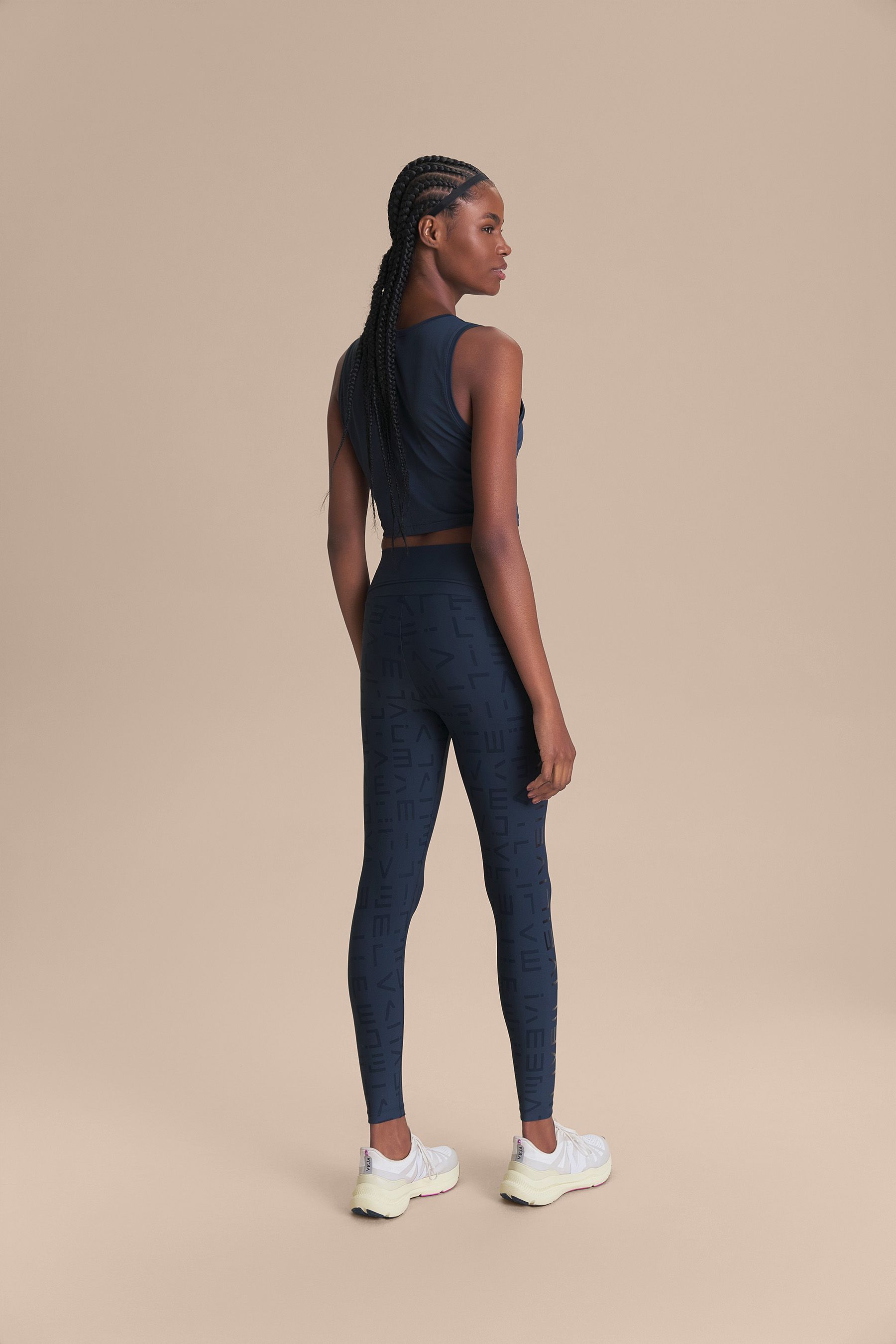 Regata Cropped LIVE Comfort Cor:Azul Escuro;Tamanho:M 4