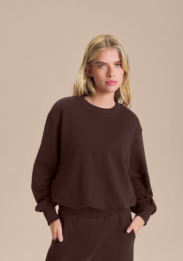 Blusao Earth Knit Cor:Marrom;Tamanho:P 1
