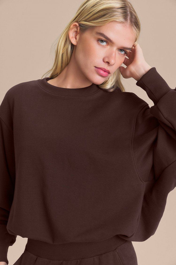 Blusao Earth Knit Cor:Marrom;Tamanho:P 3