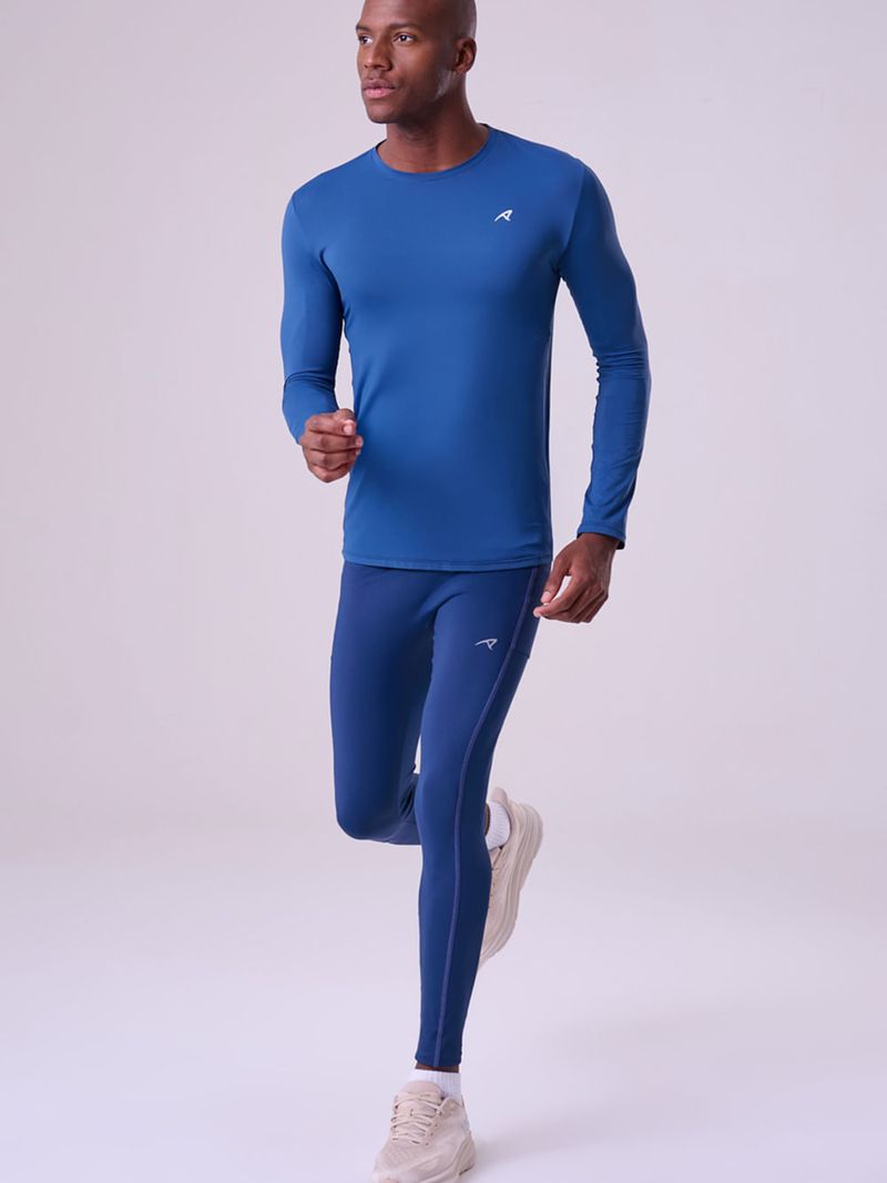 LEGGING SIGNATURE SAMBA 2 BOLSOS MASC Cor:Azul;Tamanho:M 3