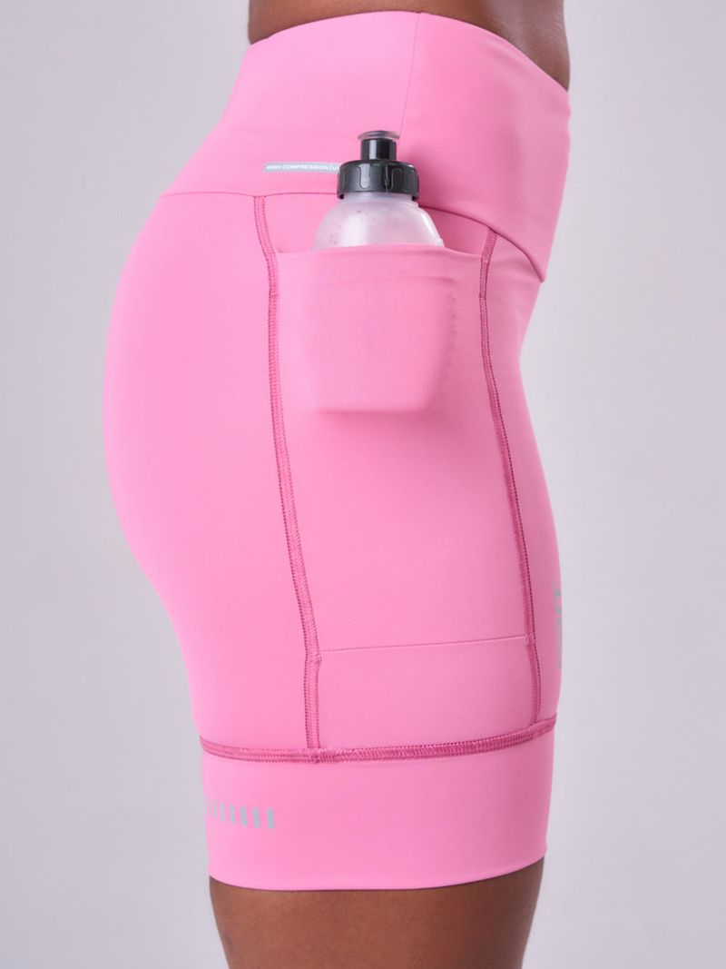 Bermuda Grit Bossa 3 Bolsos 18cm Cor:Rosa;Tamanho:PP 7