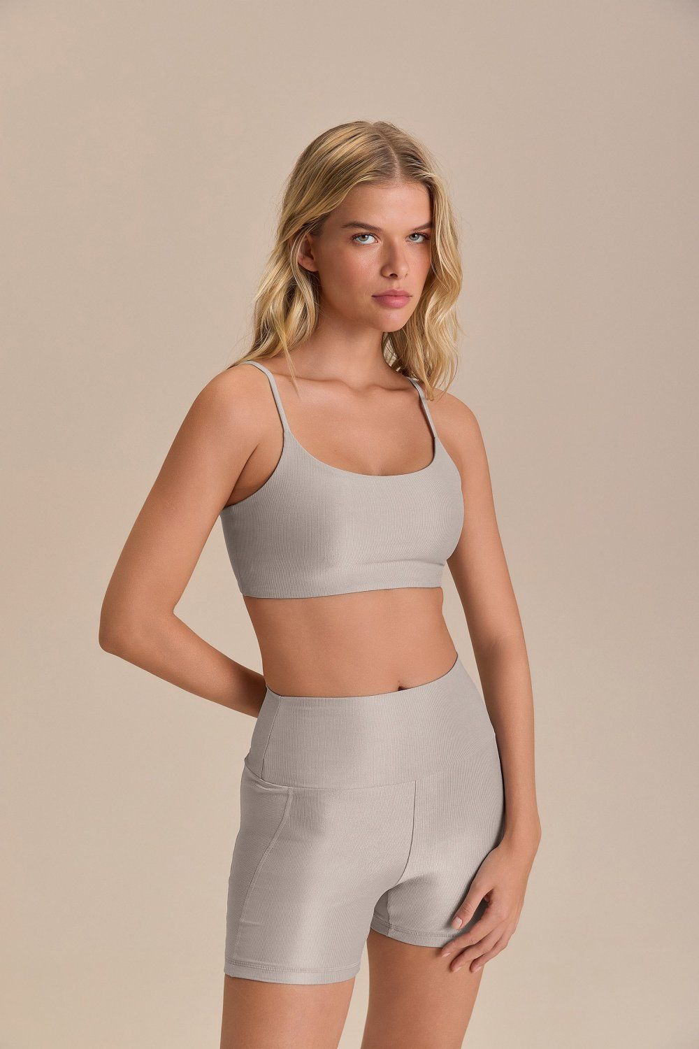 Top Curve Allure Adaptiv Cor:Cinza;Tamanho:P