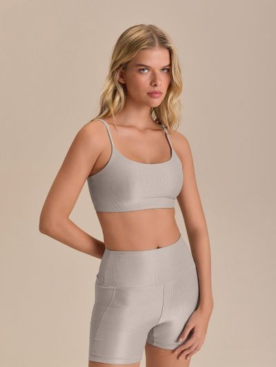 Top Curve Allure Adaptiv Cor:Cinza;Tamanho:P