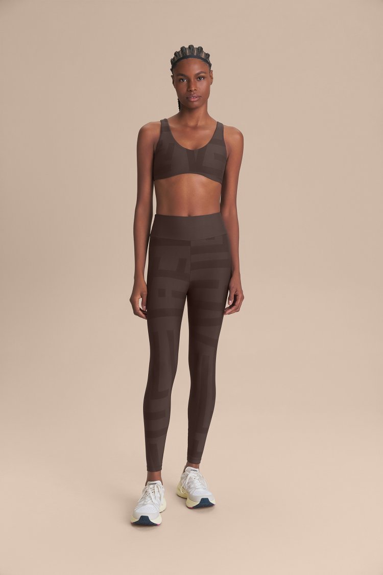 Legging Maxi LIVE Cor:Cinza Escuro;Tamanho:M