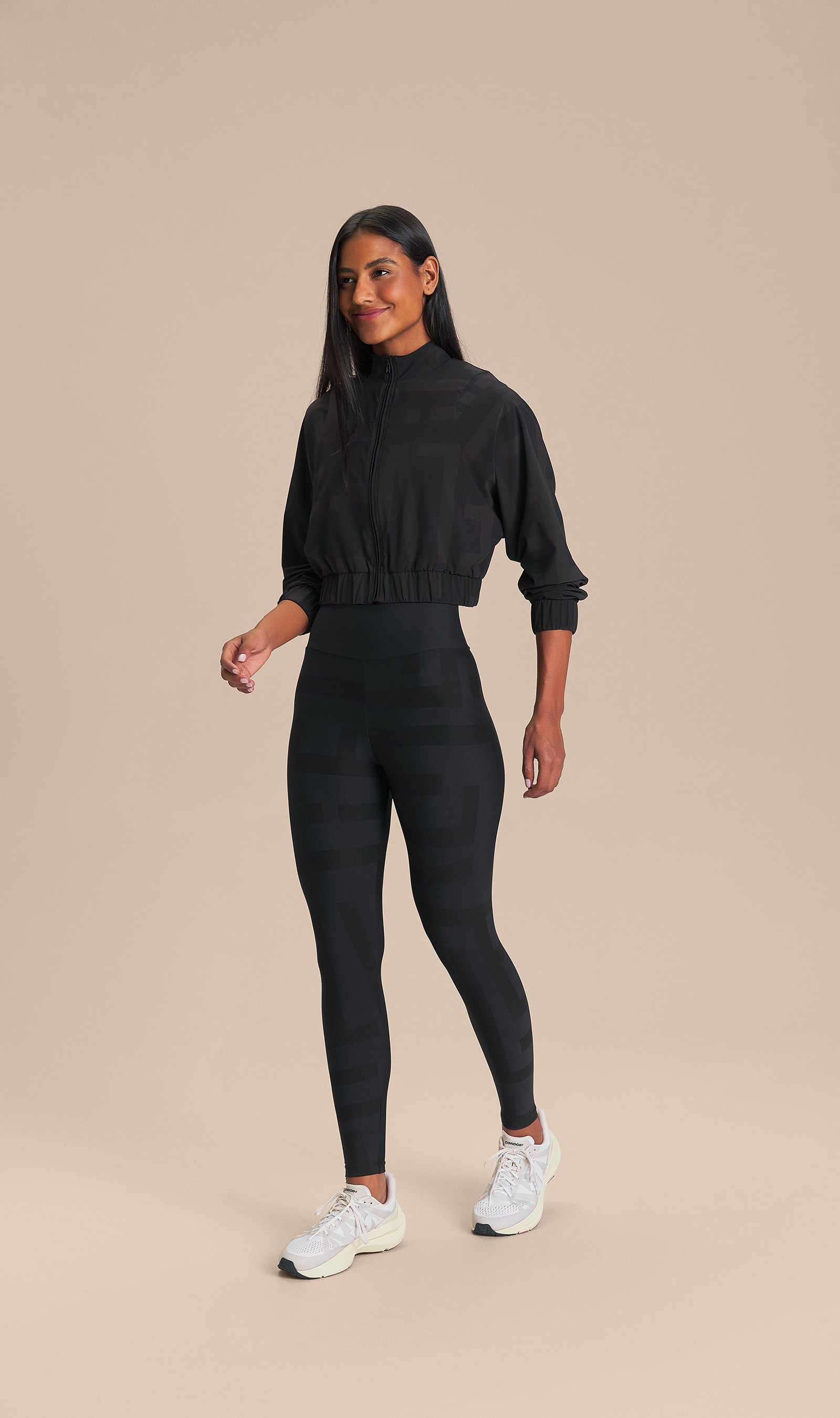 Legging Maxi LIVE Cor:Preto;Tamanho:P