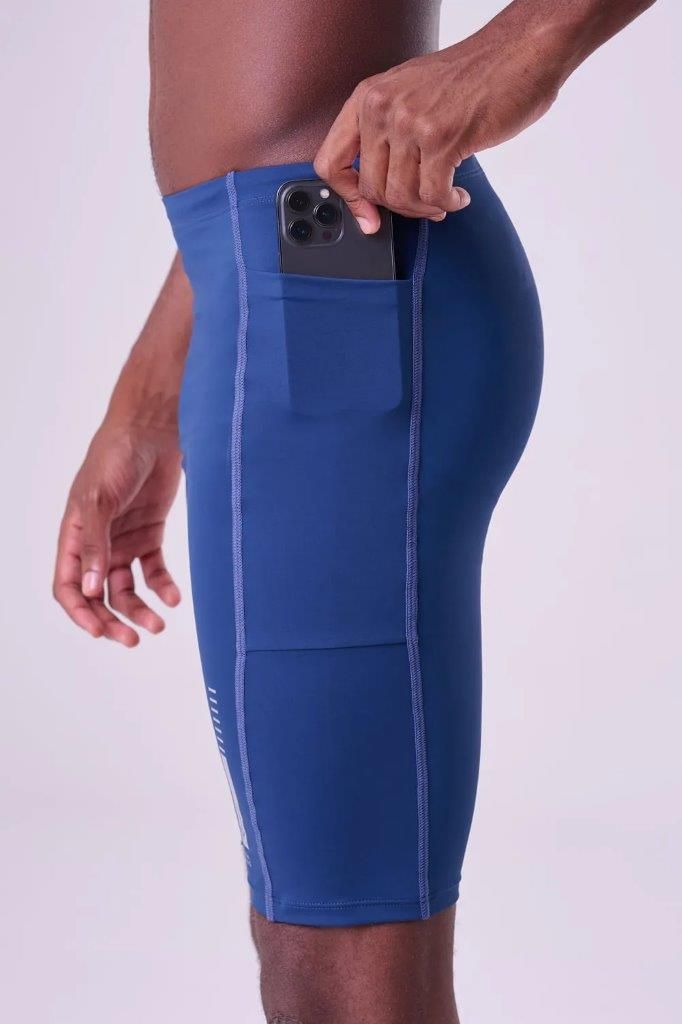 Bermuda Signature Samba 2 Bolsos 9" Masc Color Cor:Azul escuro;Tamanho:G 4
