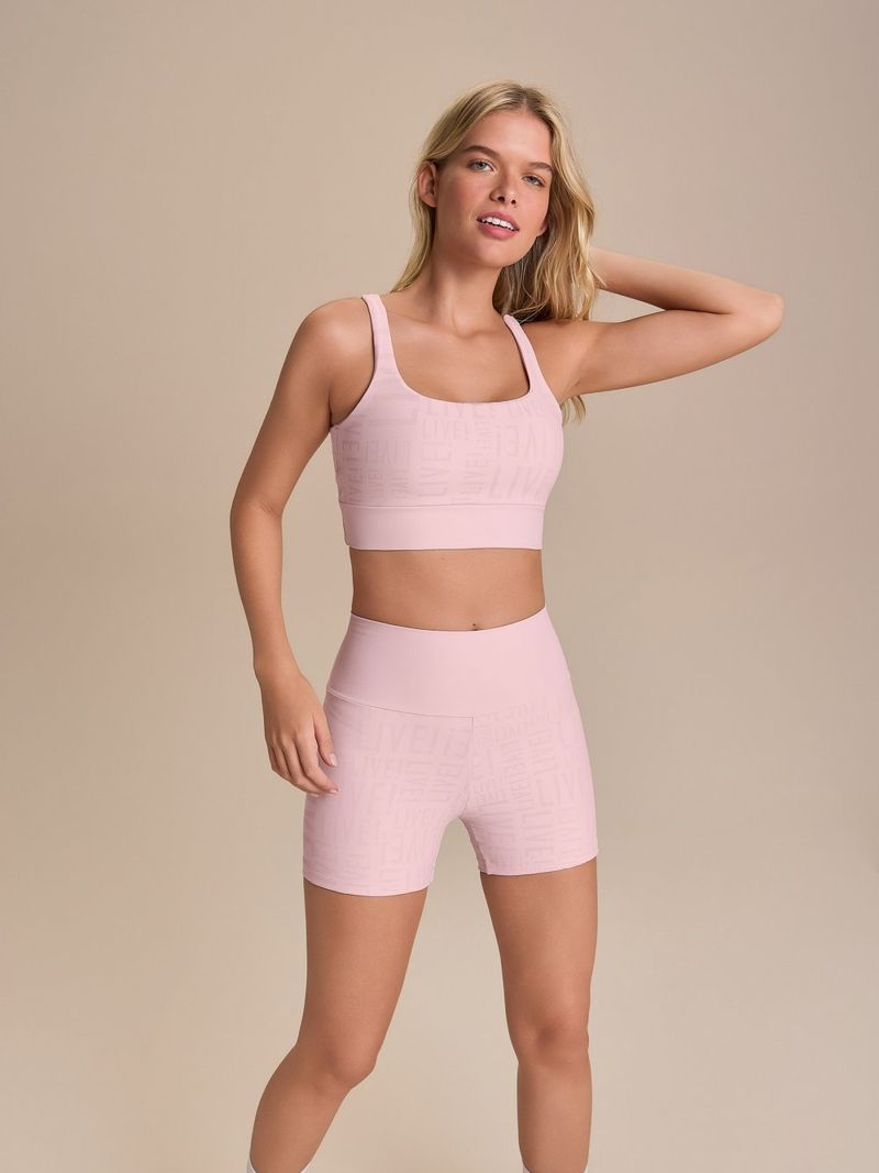 Shorts Fit Live Cor:Lavanda;Tamanho:M 4