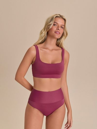 Top BT Sense Cor:Fucsia Escuro;Tamanho:M