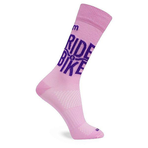 MEIA PERFORMANCE FEMININA SORTIDA CANO MEDIO BIKE Cor:Sortida;Tamanho:34-39 1
