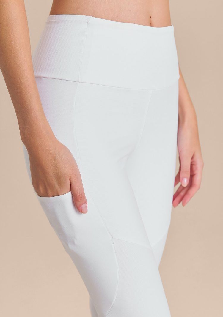 Legging Six Pockets Speed Cor:Branco;Tamanho:P 6