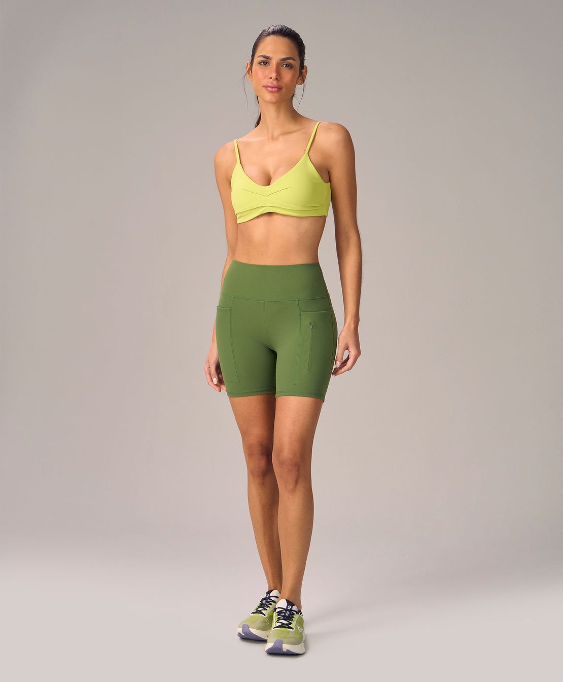 SHORTS 3 BOLSOS Cor:Verde;Tamanho:P 3