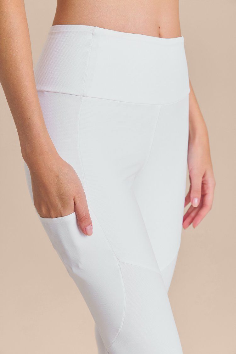 Legging Six Pockets Speed Cor:Branco;Tamanho:G 5