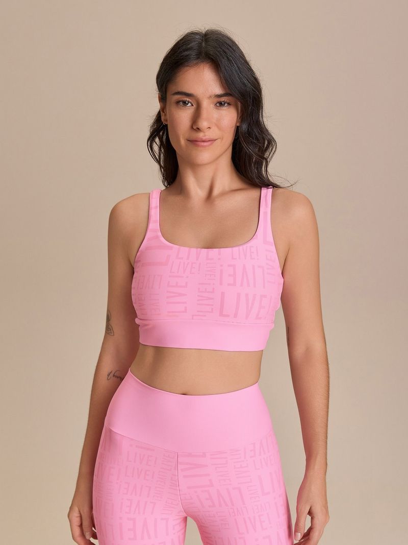 Top Move Live Cor:Rosa;Tamanho:M 1