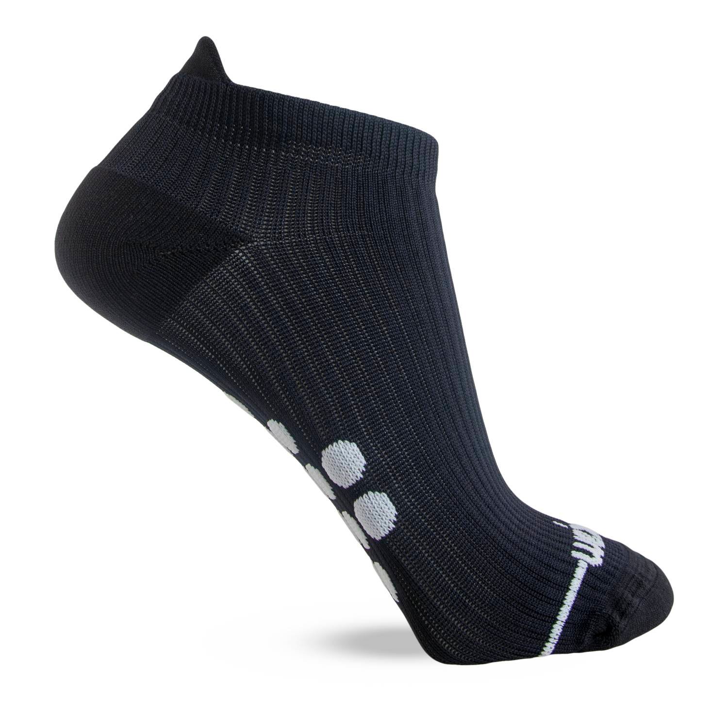 MEIA PERFORMANCE FEMININA SAPATILHA COMPRESSAO FIO EMANA Cor:Preto;Tamanho:34-39