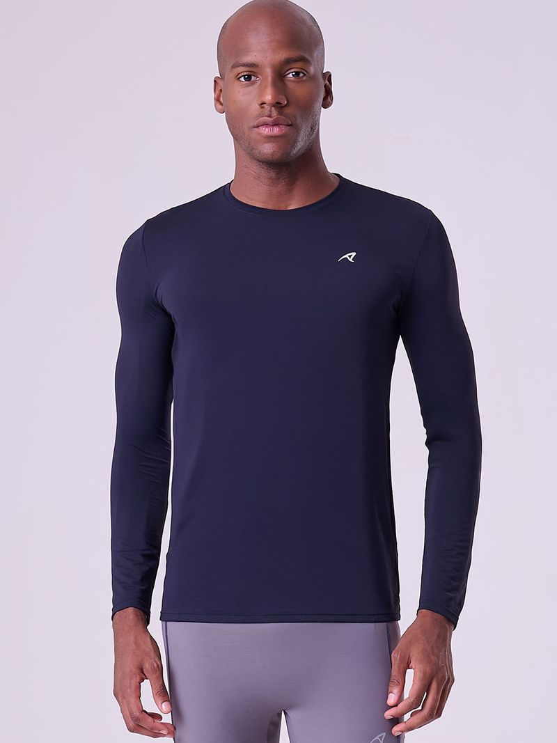 CAMISETA KEEP COOL PEP TRUE DRY MANGA LONGA MASC Cor:Preto;Tamanho:M 1
