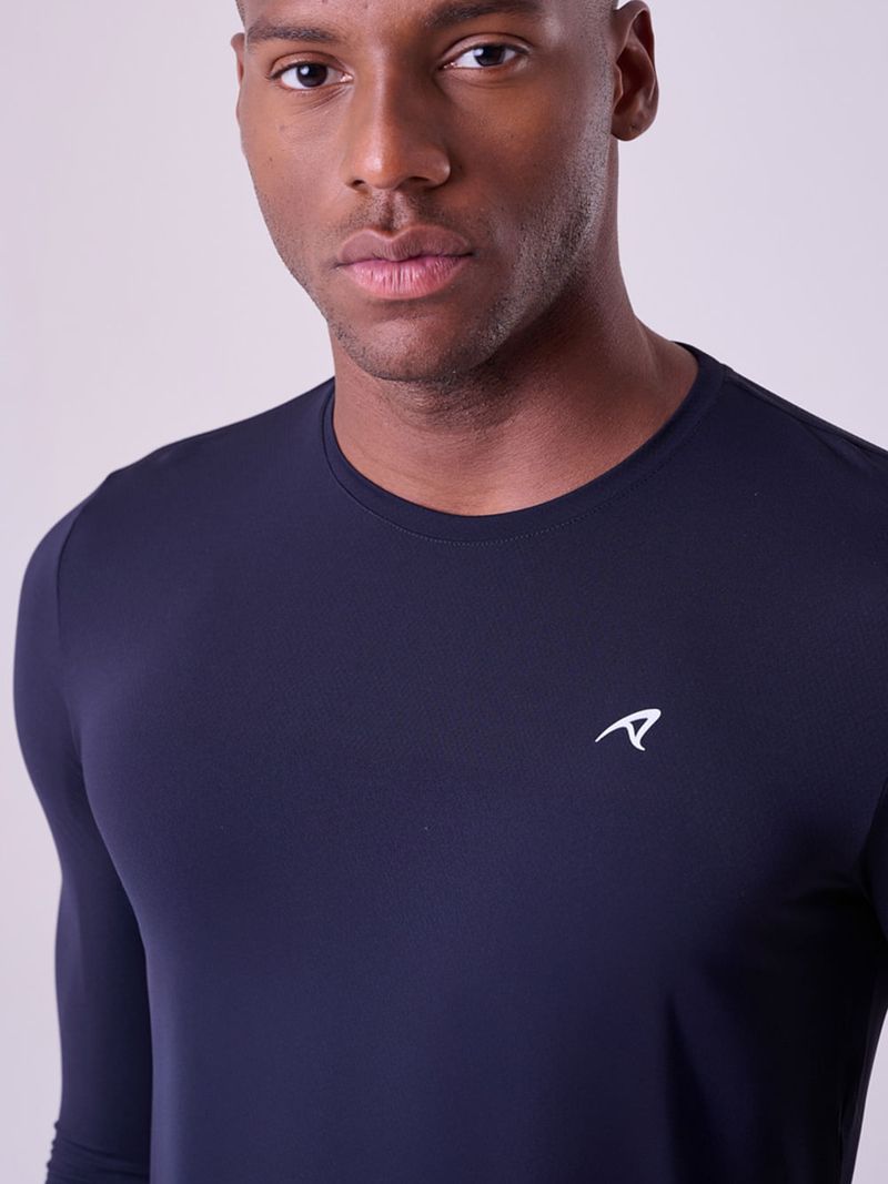 CAMISETA KEEP COOL PEP TRUE DRY MANGA LONGA MASC Cor:Preto;Tamanho:M 4