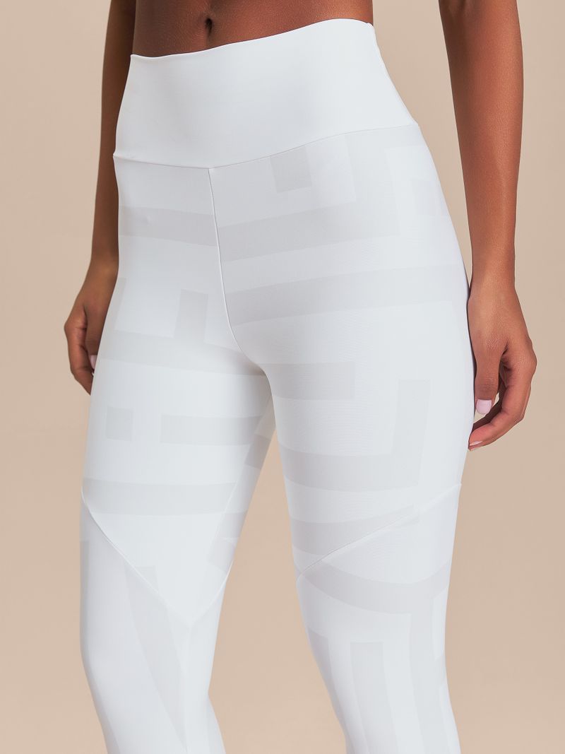 Legging Maxi LIVE Cor:Branco;Tamanho:P 3