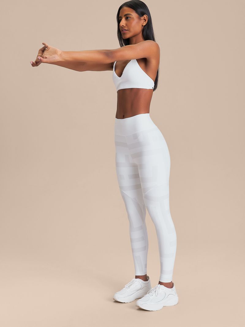 Legging Maxi LIVE Cor:Branco;Tamanho:P 2