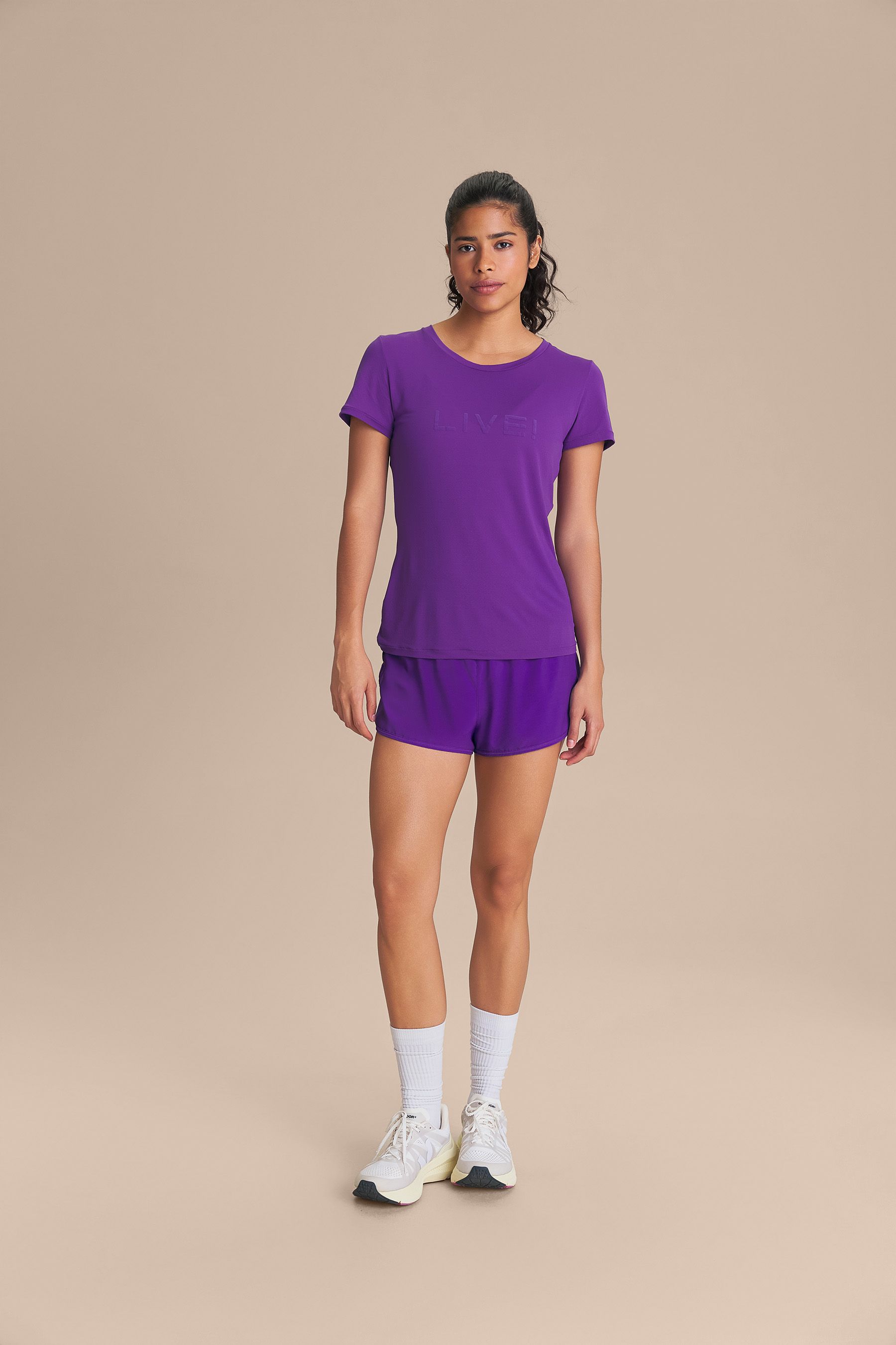 Camiseta LIVE Comfort Cor:Violeta;Tamanho:M 2