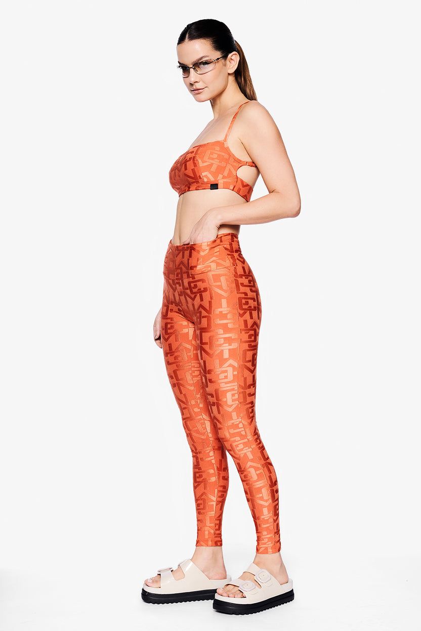 LEGGING MARGOT Cor:Laranja;Tamanho:M 2