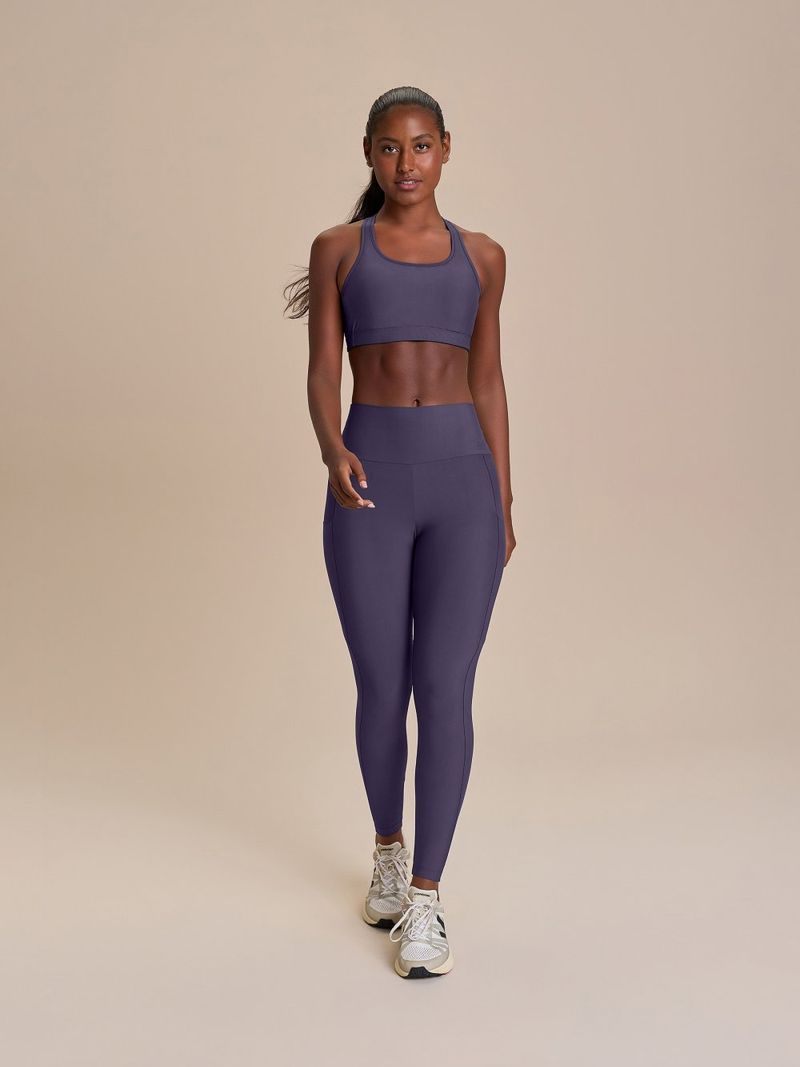 Legging Intense Race Pro Cor:Azul;Tamanho:M 1
