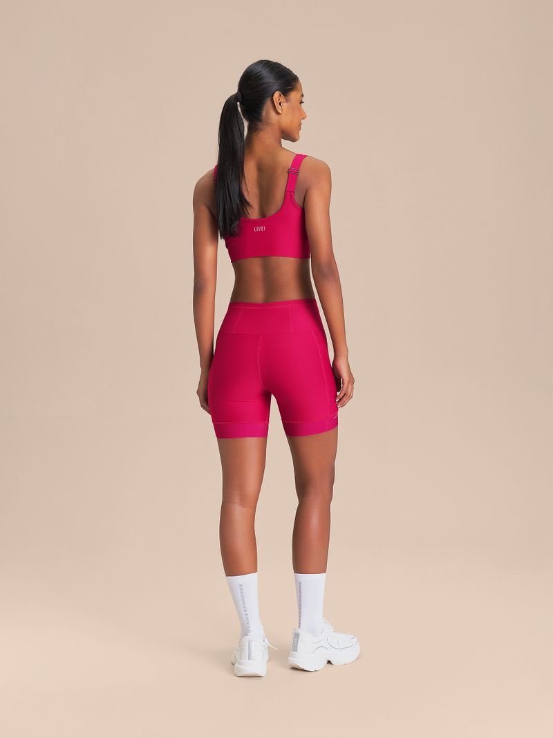 Bermuda Six Pockets Speed Cor:Pink;Tamanho:M 2