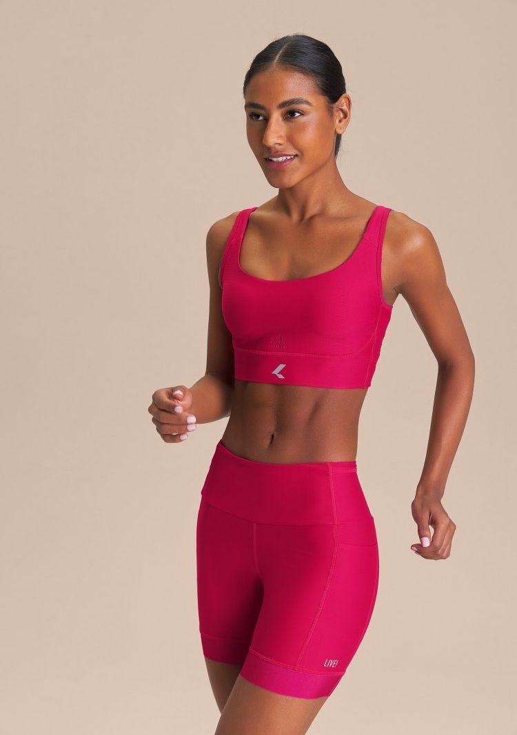 Bermuda Six Pockets Speed Cor:Pink;Tamanho:M 1