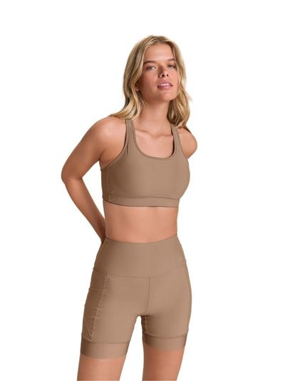 Shorts Intense Race Pro Cor:Bege;Tamanho:PP