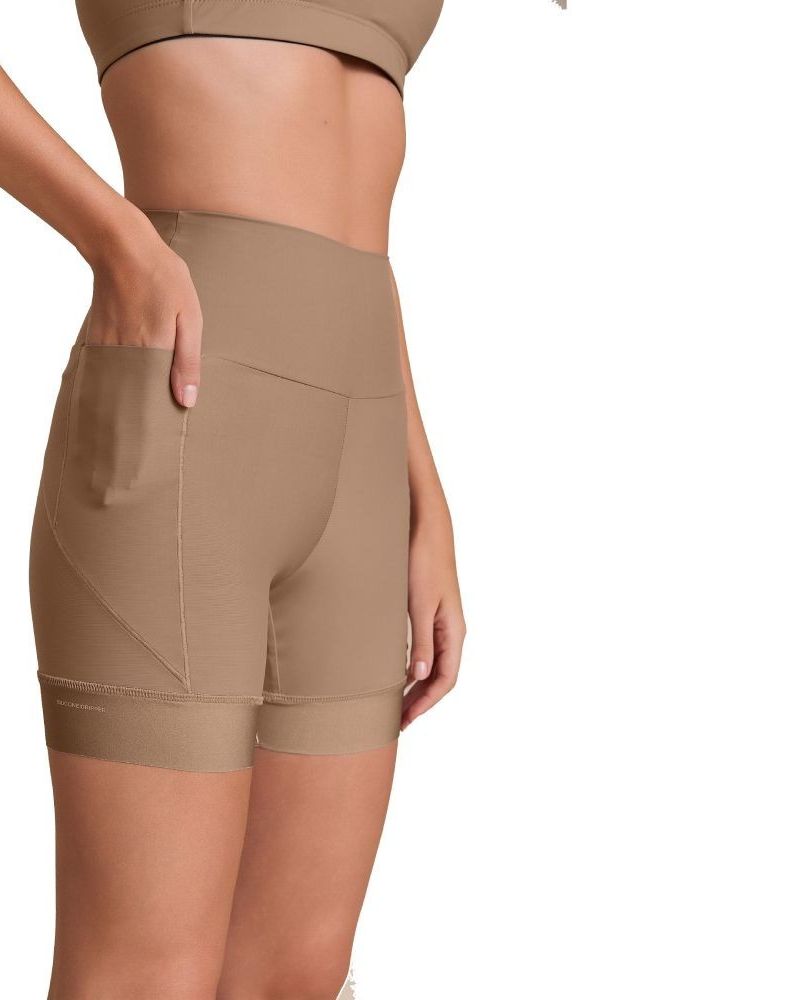 Shorts Intense Race Pro Cor:Bege;Tamanho:PP 5