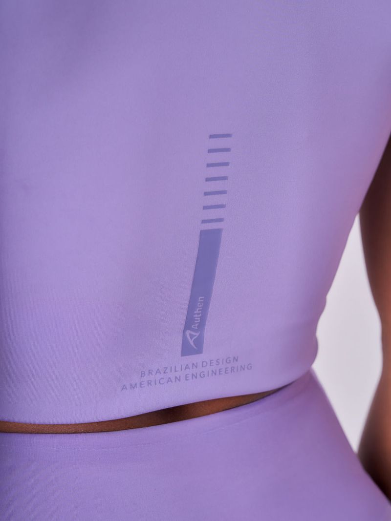 Regata Cropped Signature Samba Cor:Lilás;Tamanho:M 4