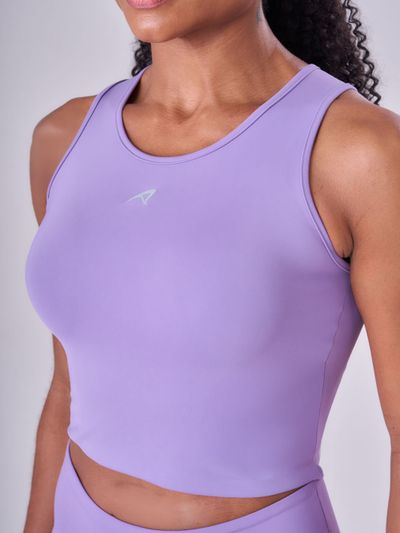 Regata Cropped Signature Samba Cor:Lilás;Tamanho:M