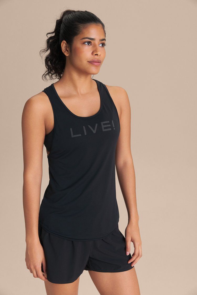 Regata LIVE Comfort Cor:Preto;Tamanho:P 1