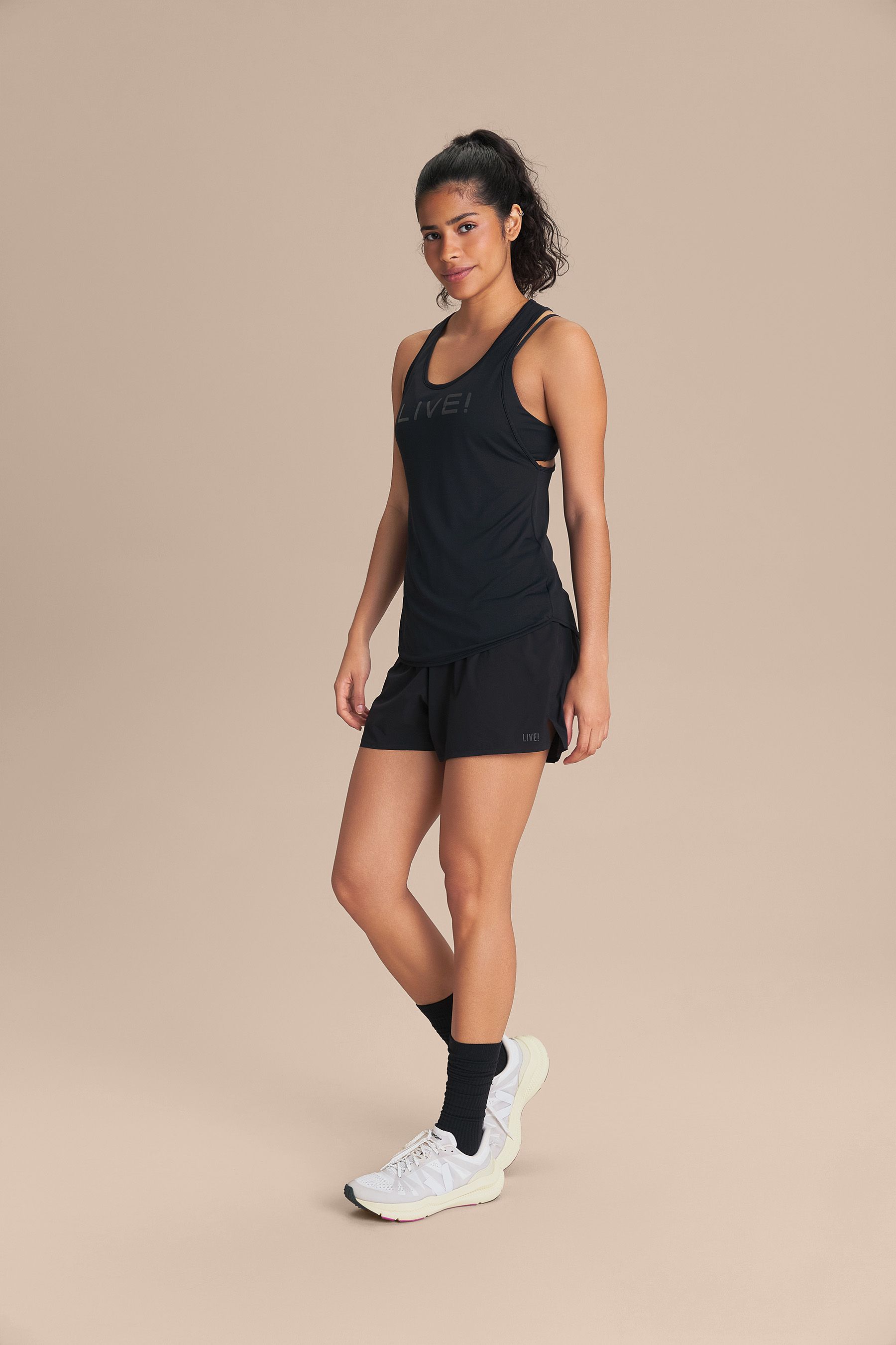 Regata LIVE Comfort Cor:Preto;Tamanho:P 2