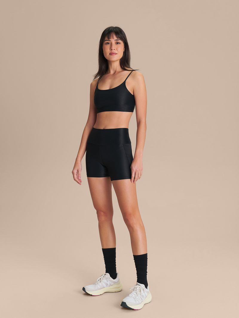 Shorts Fit Allure Adaptiv Cor:Preto;Tamanho:M 2