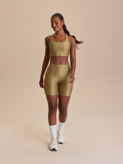 Top Neo Allure Adaptiv Cor:Mocassim;Tamanho:M