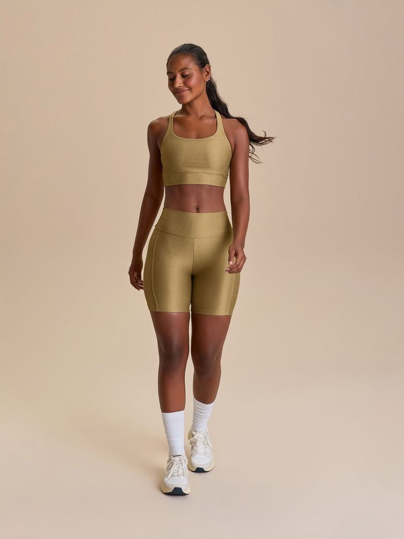 Top Neo Allure Adaptiv Cor:Mocassim;Tamanho:M 1