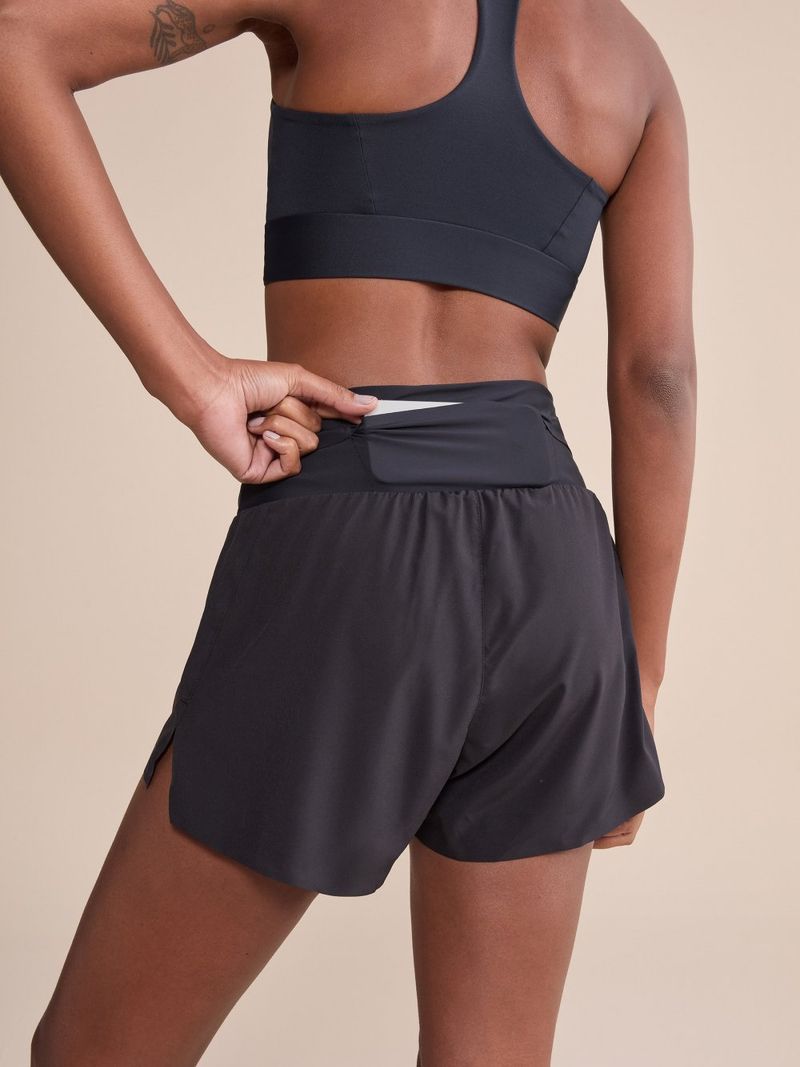 Shorts Run Dryside Noir Black Cor:Preto;Tamanho:M 2