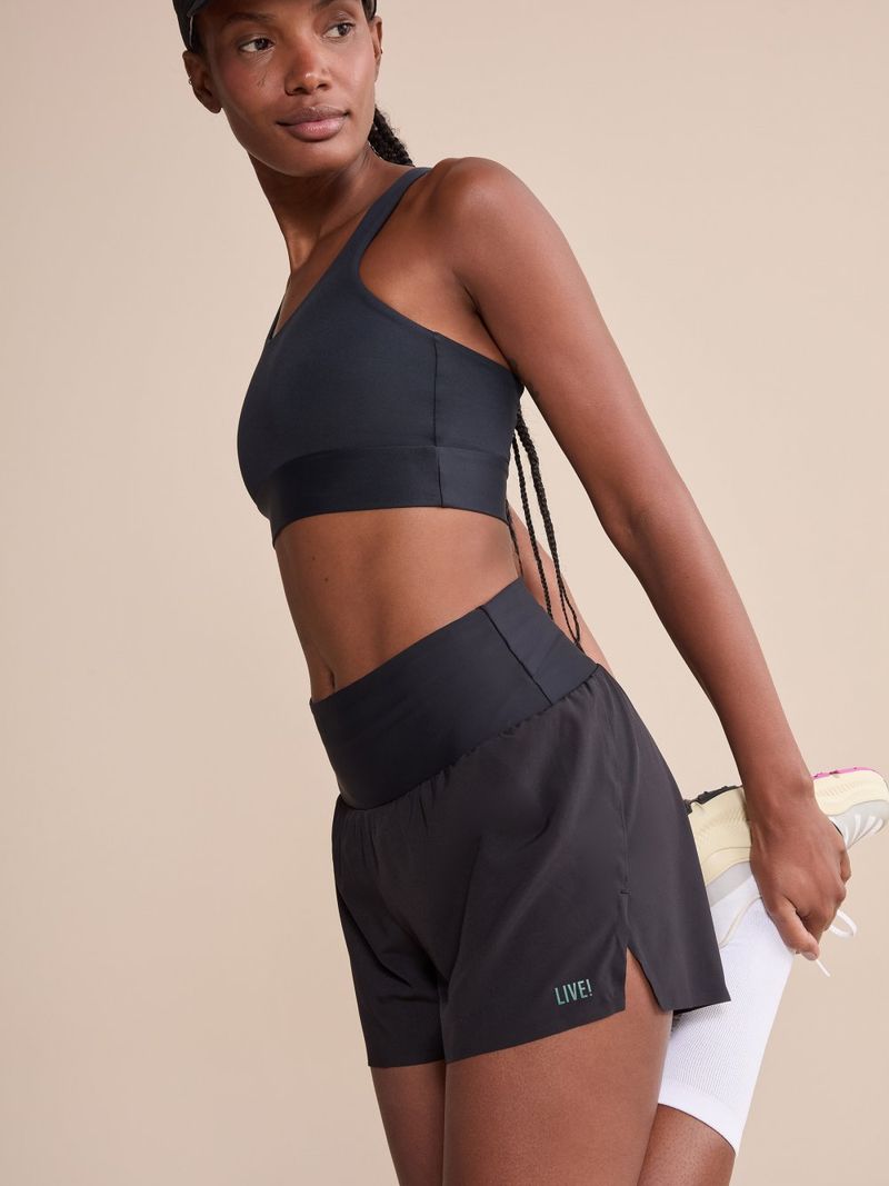 Shorts Run Dryside Noir Black Cor:Preto;Tamanho:M 1