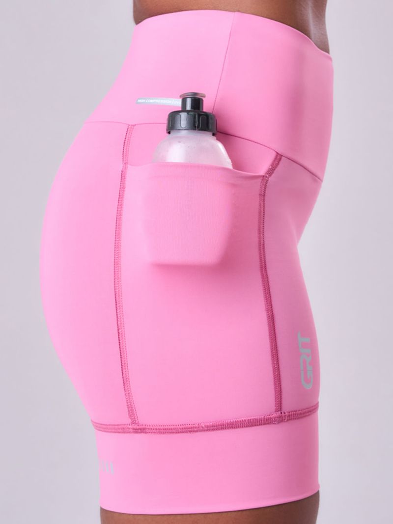 Bermuda Grit Bossa 3 Bolsos 15CM Cor:Rosa;Tamanho:P 5