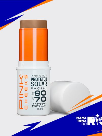 Protetor Solar Facial Pink Stick FPS 90 FPUVA 70 MDR 15,5g