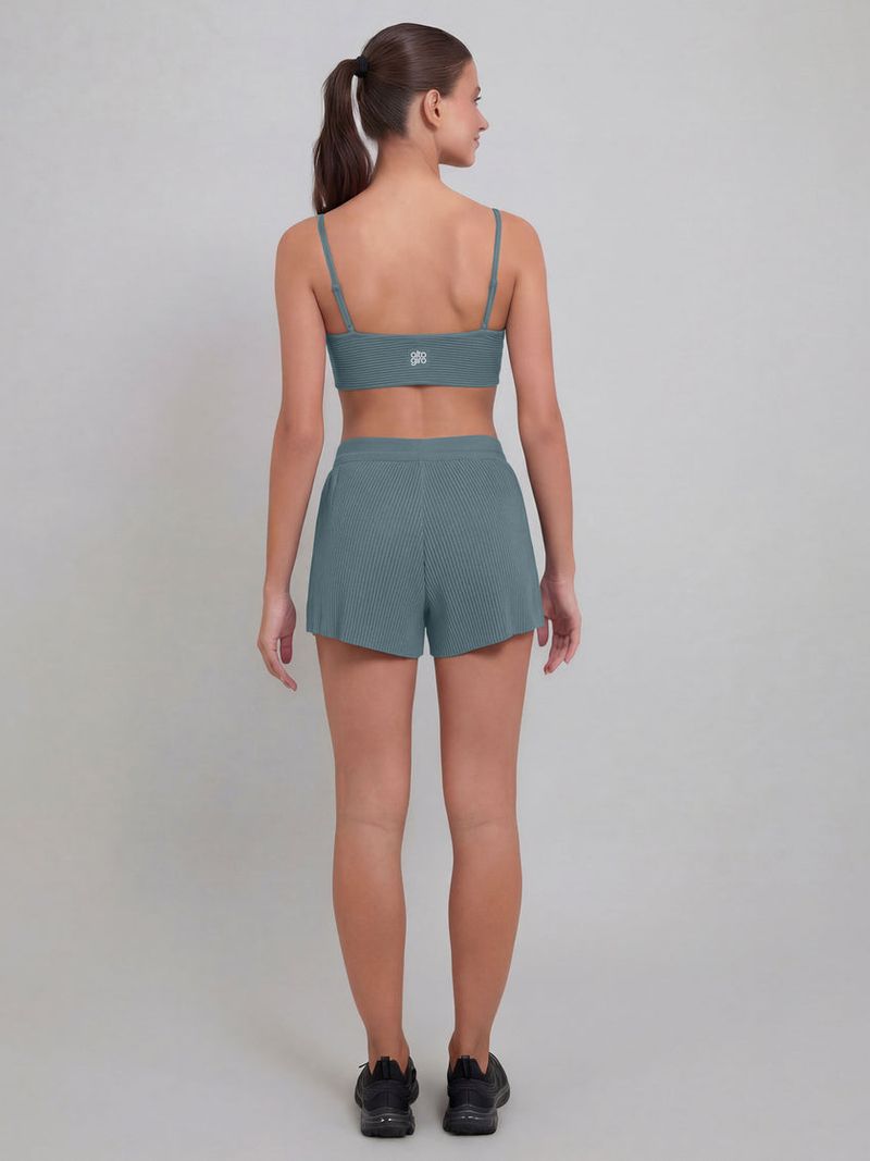 SHORTS COM PLISSADO ALTO GIRO 2