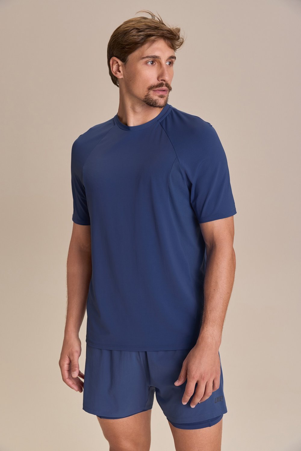 Camiseta Comfy Harmony Men Cor:Azul;Tamanho:GG