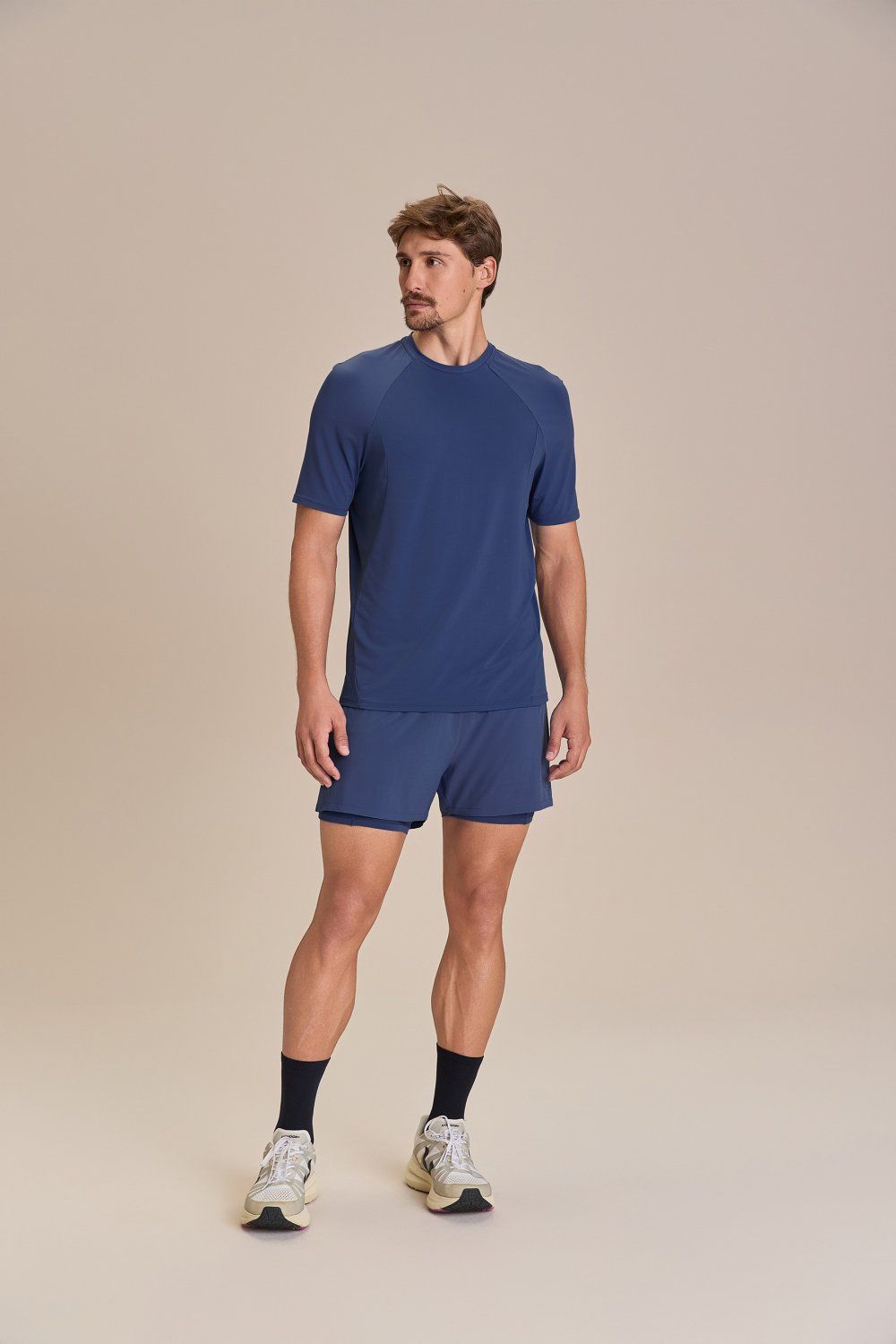 Camiseta Comfy Harmony Men Cor:Azul;Tamanho:GG 4