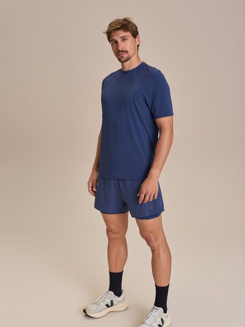 Camiseta Comfy Harmony Men Cor:Azul;Tamanho:GG 6
