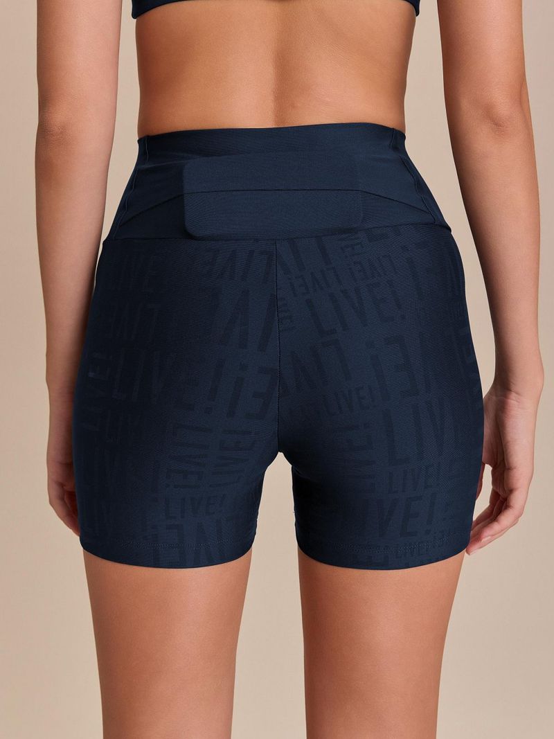 Shorts Fit Live Cor:Azul Escuro;Tamanho:M 2