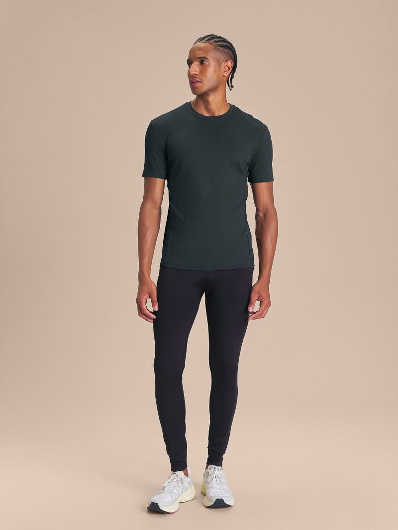 Camiseta Train Slim Men Cor:Verde Escuro;Tamanho:G 3
