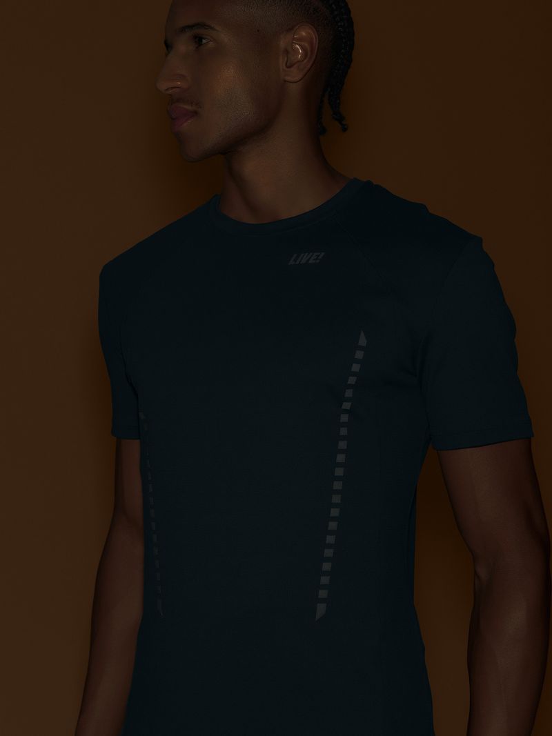 Camiseta Train Slim Men Cor:Verde Escuro;Tamanho:G 4